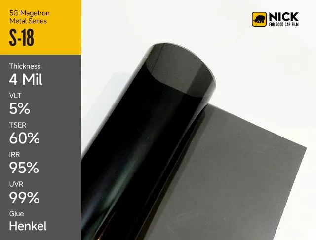 Explore la película de tinte metálico y la película metalizada para ventanas para obtener la máxima protección del automóvil