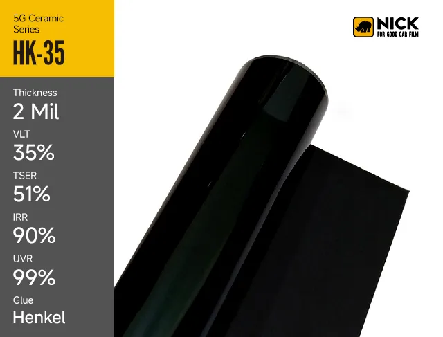 Película de cerámica premium para tinte de coche y película para ventana de coche para una protección óptima